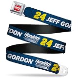 Hendrick Motorsports Seatbelt Buckle Belt Jeff Gordon #24 HMS Racing Logo Blue