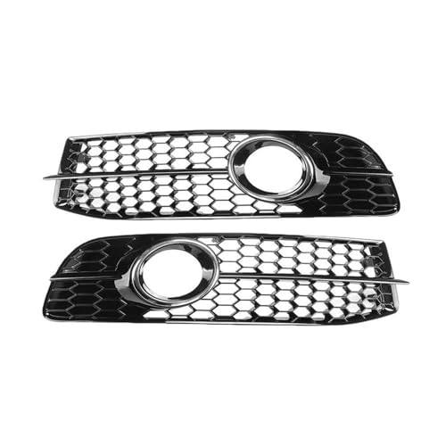 Grilles antibrouillard Audi A6 C6 S-line avec liseré chrome brillant