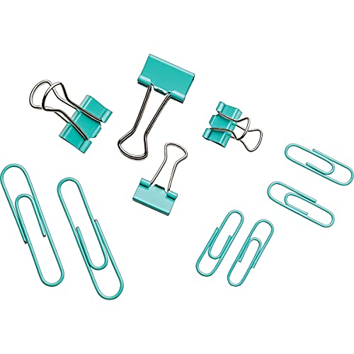 Tilibra - Clips Coração Ouro Rose 20 Unidades -, 324949