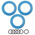 Rierdge Flush Valve Seal for American Standard, 3 Pcs Rubber 7301111-0070A American Standard Toilet Parts Replacement