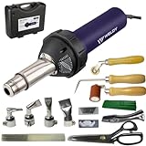 WELDY, 120V1600W Plastic Welding Hot air gun Various Accessories Floor Tool Set (120V Welding Gun Tool Set)