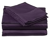 Homelux Ashley Taylor Designer Collection 6 Piece Sheet Set, Full Size, Purple