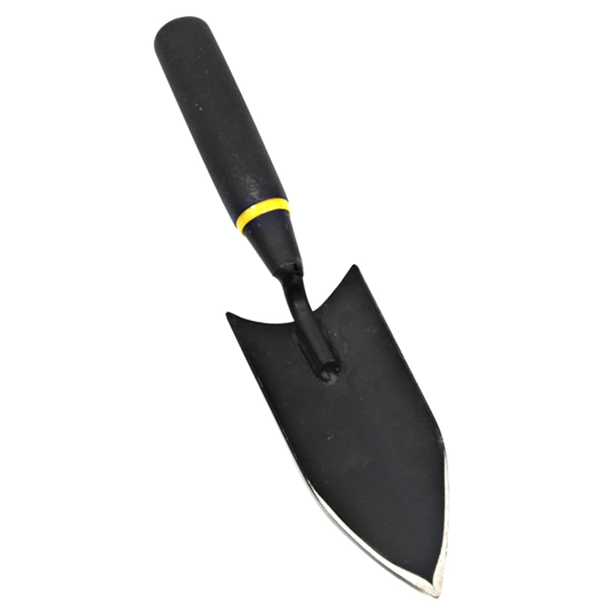 HANABASS 1Pc Thickened Manganese Steel Gardening Hand Shovel Durable Ergonomic Planting Tool for Weeding Transplanting and Digging Versatile Black Garden Trowel for Home Use