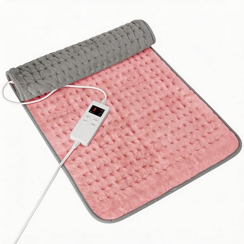 Pink Heating Pad for Gifts Soothing Heat Therapy for Women