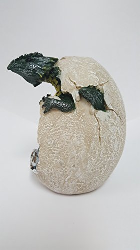 Ptc 4.75 Inch Green Dragon Hatchling In Egg Casing Statue Figurine #TOP2