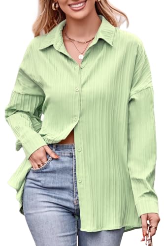 Image of CB-COLEBROOK Oversized Textured Beach Summer Shirt for Women | Shirt for Women Stylish Western | Women Long Shirt Top | Women Casual Shirt