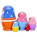 Monnmo 5Pcs Handmade Wooden Russian Nesting Dolls Matryoshka Dolls - Stacking Doll Set of 5 from 4.3