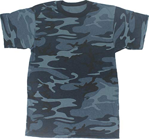 ARMYU Military Camouflage T-Shirt Army Fashion Color Camo Crewneck Tee Short Sleeve Top + Pin