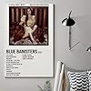 SRJUDR Blue Banisters by Lana Del ReyPosters Art Pop Wall Art & Prints Canvas Design Portrait Wall Decoration 08x12inch(20x30cm) Unframe-style #5