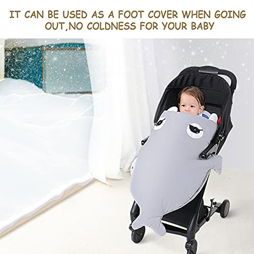 Poiuqew Saco de dormir para carrinho de bebê, 90 x 73 cm com zíperes laterais ajustáveis, bolsa de d