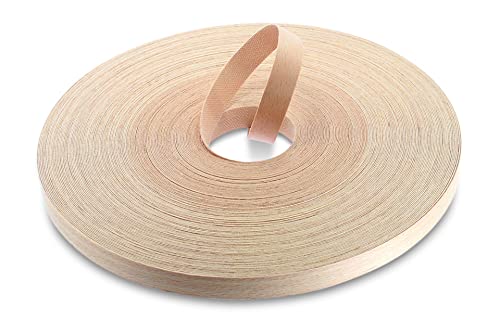 Cinta de cantos de haya de 15 mm en rollo de 50 m para cantear tableros con plancha