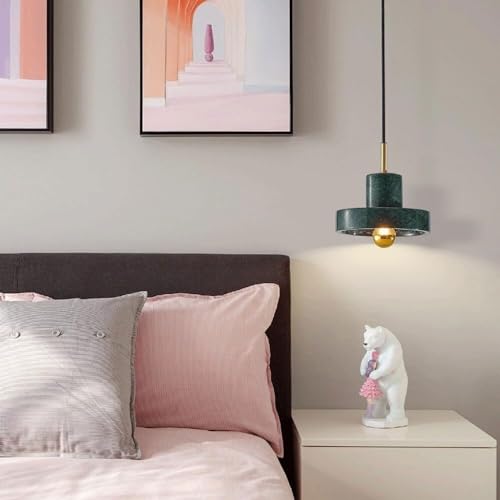 Luminaire à suspendre moderne en marbre pour sublimer une chambre