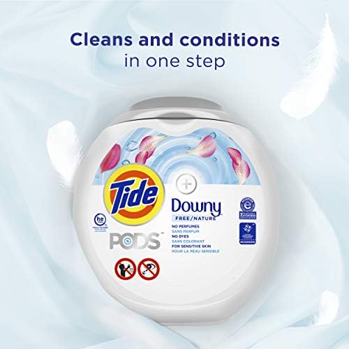 Tide PODS Free and Gentle Laundry Detergent, 96 Count, Unscented and
