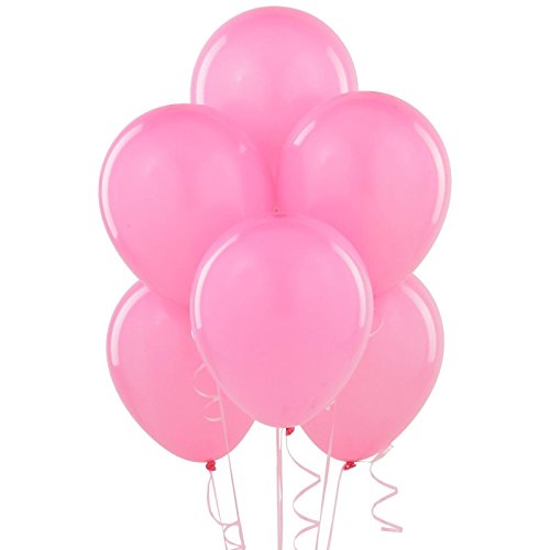 Image of WoW Party Studio Birthday Party Decoration Latex Pink Balloons (30 Pcs)