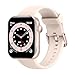 Reloj Inteligente Mujer Hombre, 1.85" Smartwatch con Llamadas Bluetooth, 140+ Modos Deportivos Smart Watch con SpO2/Pulsómetro/Monitor de Sueño/Podómetro, Impermeable IP68 Smart Watch Para Android iOS