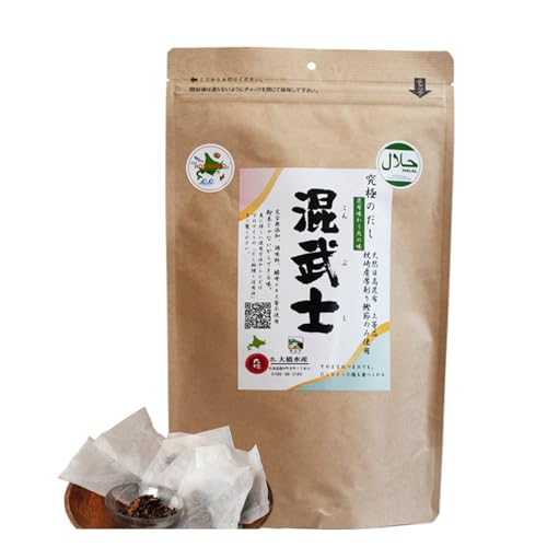 大橋水産 究極だしパック 混武士 こんぶし 昆布味わう北の味 7g×25個 だしパック 出汁 無添加 化学調味料・塩分・糖分・酵母エキス不使用 簡単 健康 天然 国産素材 万能 1袋で3回使える ふりかけ 800ml一番だしが取れる 高級1等検日高昆布 枕