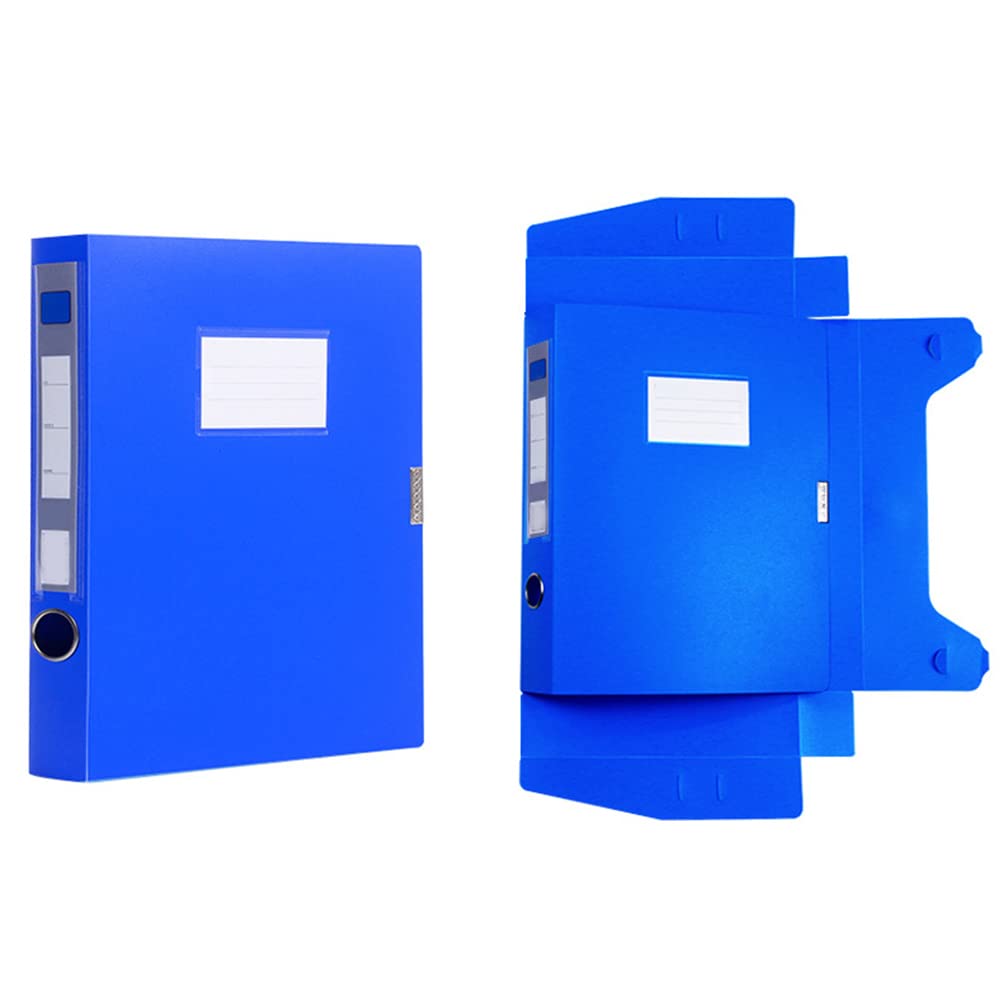 Confezione Da 5 Cartelle A4 Scatole Per Documenti Studente Carta Di Prova Cartella Plastica Scatola Portaoggetti Custodie Per Archivi Con Coperchio