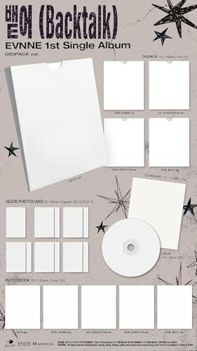 EVNNE Backtalk Digipack 5 Ver Set lot de CD musicaux