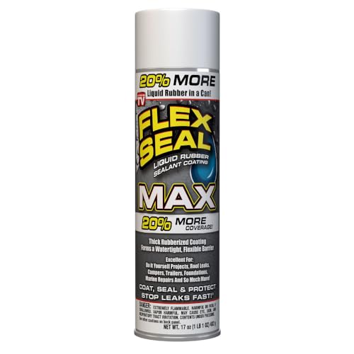 Flex Seal MAX 17 oz White Rubber Spray Sealant