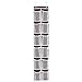 MaidMAX Over The Door Shoe Organizer, 12 Mesh Pockets with 2 Metal Hooks, Brown, 58 Inches High