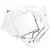 Restokki 50G 60 pcs PVC Wedding Decoration, DIY Clothes Accessories 50x50mm(Silver)