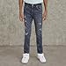 Levi's Boys' 511 Slim Fit Performance Jeans, Tore Up, 8