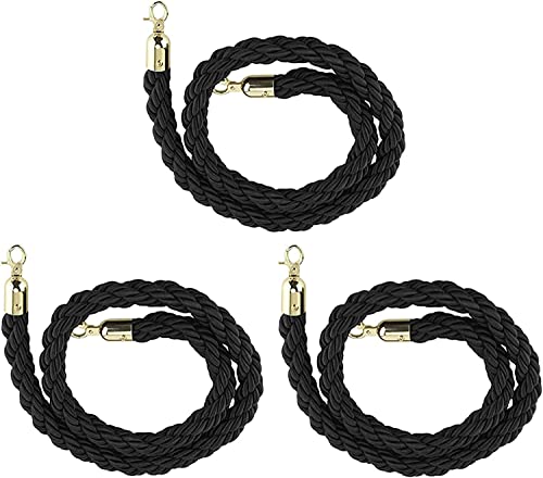 Filets de sécurité corde en jute robuste noire avec crochets pour benne et transport