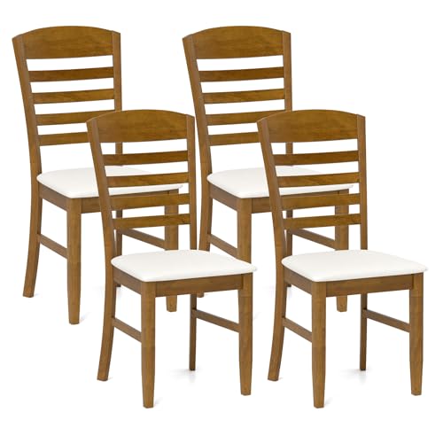 Giantex Wooden Dining Chairs Set of 4