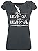 HARRY POTTER Leviosa Mujer Camiseta Gris Oscuro 3XL, 50% algodón, 50% poliéster, Ancho