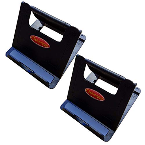 Homyl 2 Peças Suporte Dobrável Suporte De Mesa Ajustável Tripé Suporte - Preto