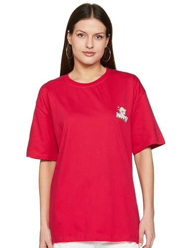 Image of T2F Women's Cotton Oversized Fit T-Shirt (Pack of 3)