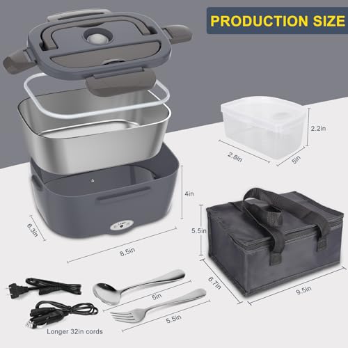 Carsolt 1.5L Electric Lunch Box, Heated Lunch Box Food Warmer for Adults - Image 2