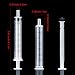 20 Packs Plastic Syringe with Measurement, Suitable for Measuring, Watering, Refilling (3 ml)