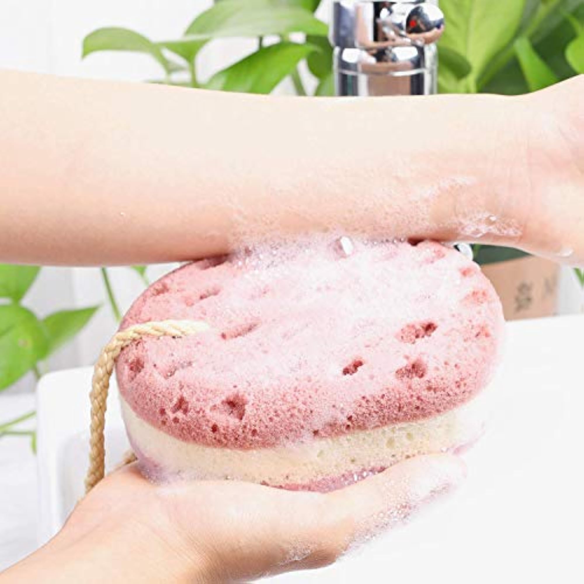 Bath Sponge For Bathing, Loofah Sponge for Men & Women