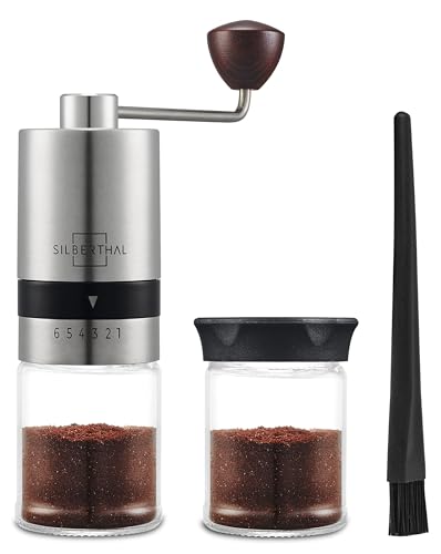 Silberthal Hand Coffee Grinder, Adjustable Level