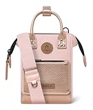 CABAIA Nano Bag Queretaro – Sac Bandoulière 1,8 L pour Femme et Homme – Tissu Recyclé, Déperlant et Vegan – Design Compact et Pratique – Rose