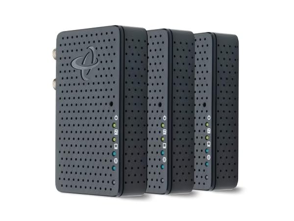 Hitron Bonded MoCA 2.5 Adapter (3-Pack) | 1 Gbps Ethernet, 2.5 Gbps Over existing Coax Cable | Ideal Backbone for Mesh WiFi, Streaming and Gaming | 3 HTEM4 Adapters in Bundle