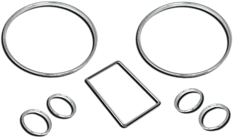 Cromo instrumentos velocímetro anillos embellecedores