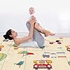 Jbsceen Alfombra de Juego para Niños XXXL, Colchoneta Plegable Suelo de LDPE, Infantil, Bebé de Doble Cara y Impermeable - 180 x 100 x 1cm #1