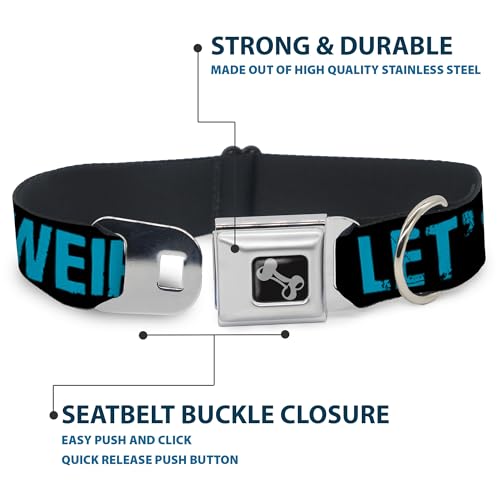 Collier de chien en forme d'os Buckle Down ajustable pour éviter les irritations du cou medium
