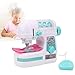 Macchina da Cucire Giocattolo, Macchina da Cucire per Bambini Giocattoli educativi interessanti Macchine da Cucire Regalo di Compleanno, Mini Strumenti da Cucito elettrici per Bambini Gioco Fai da Te