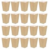 50Pcs Popcorn Boxes Reusable, 5.3 X 3.5 Inch Popcorn Containers Paper Popcorn Buckets lassic Popcorn Containers for Movie Night