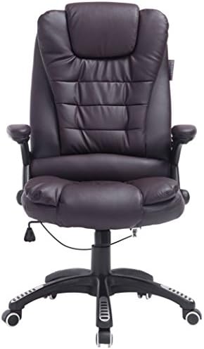 Cherry Tree Furniture Executive Recline Extra Padded Office Chair (Brown PU)