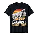 Photo Gallery awesome since 1993 32 years old 32nd birthday trex dinosaur maglietta Photo Gallery awesome since 1993 32 years old 32nd birthday trex dinosaur maglietta