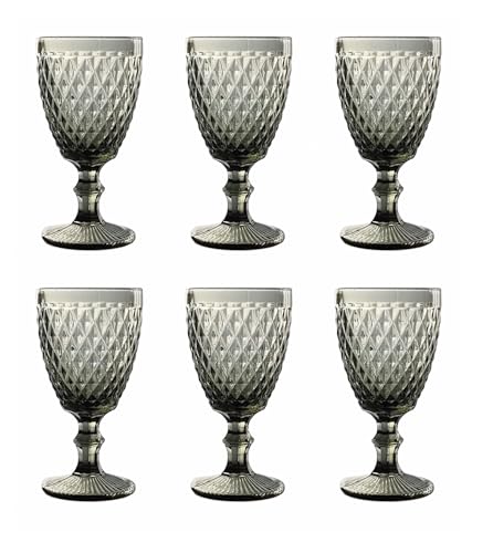 Caraffa Da Comodino Vintage Con Bicchiere - Vetro Spesso 935 Ml