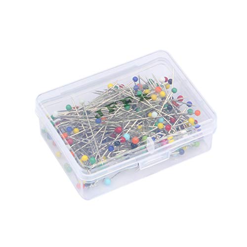 JFFX 250 Pieces Push Pins, Sewing Pins, Straight Pins, Quilting Pins for Sewing Dressmaker Jewelry Decoration - Thumbnail 3
