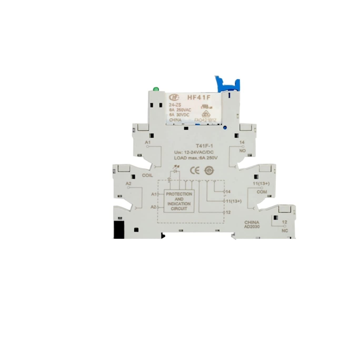 Relais semi-conducteur T41F 5V ultra-mince à connexion vis