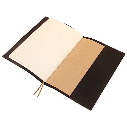Col. Littleton No. 30 Leather Composition Notebook | Refillable | Black/Brown #TOP7