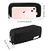 iSuperb 2Pcs Black Pencil Case Pen Pouch Pen Bag for School Teen Girl Boy Men Women