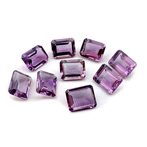 Neerupam collection Purple Natural Amethyst AAA Quality 11X9 mm Octagon Shape Loose Gemstone, Natural Amethyst Loose Gemstone for Jewelry Making